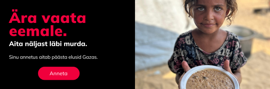 Gaza Banner Button EST