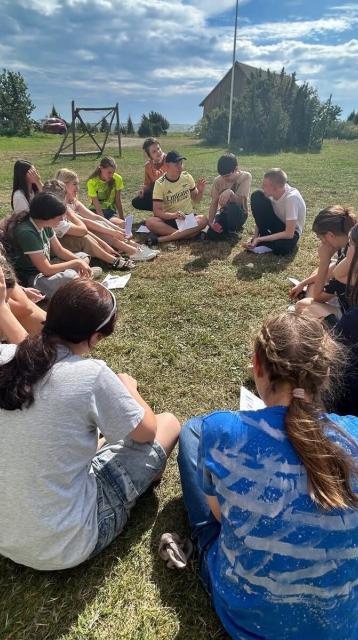 young people in nature